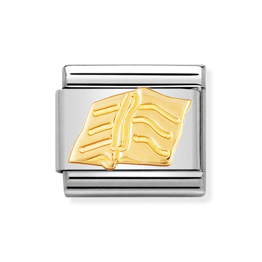 Nomination arany könyv charm - 030109/28