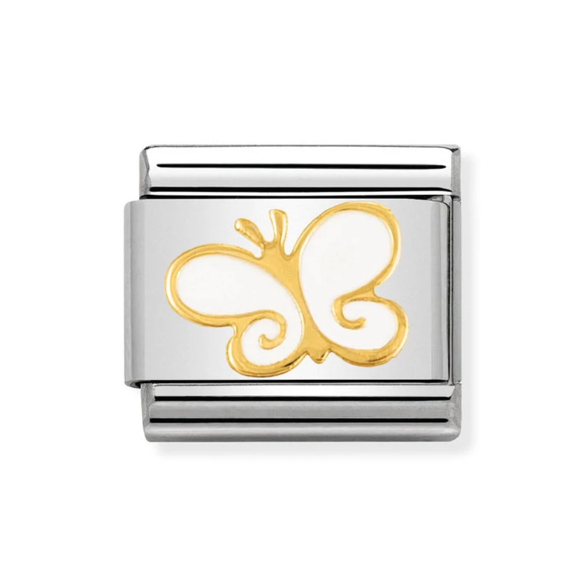 Nomination arany pillangó charm - 030278/03