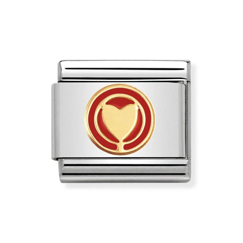 Nomination szív charm - 030279/10