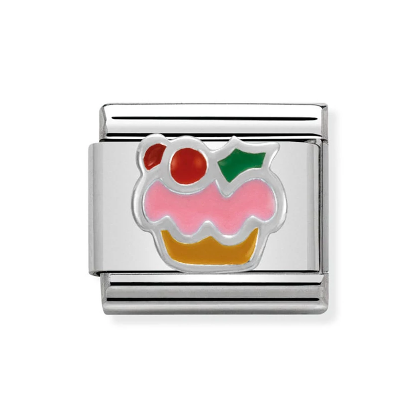 Nomination ezüst muffin charm - 330204/10