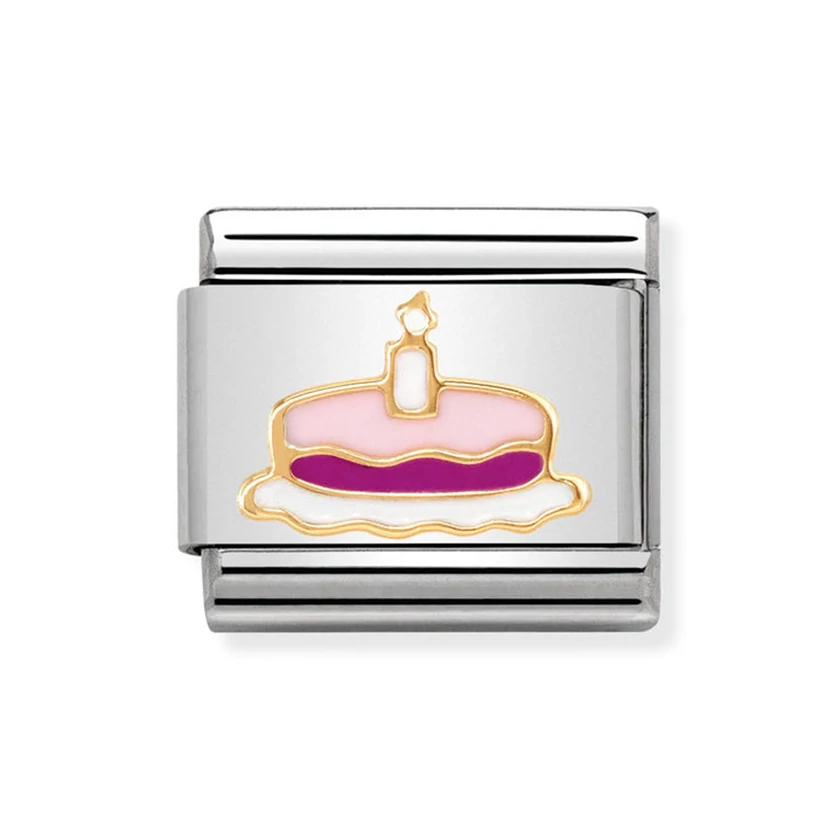 Nomination lila torta charm - 030285/05