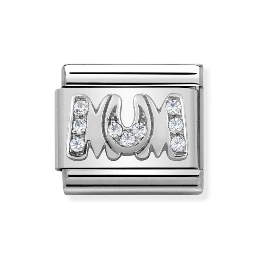 Nomination ezüst 'Mum' charm - 330316/08