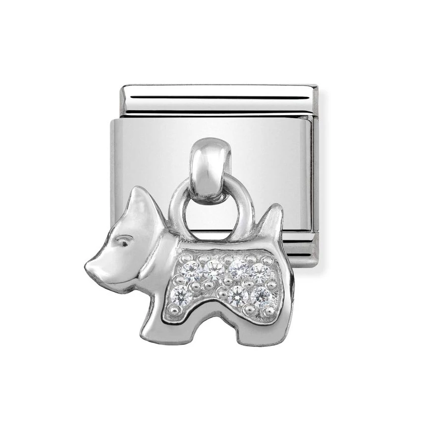 Nomination ezüst kutya charm - 331800/09