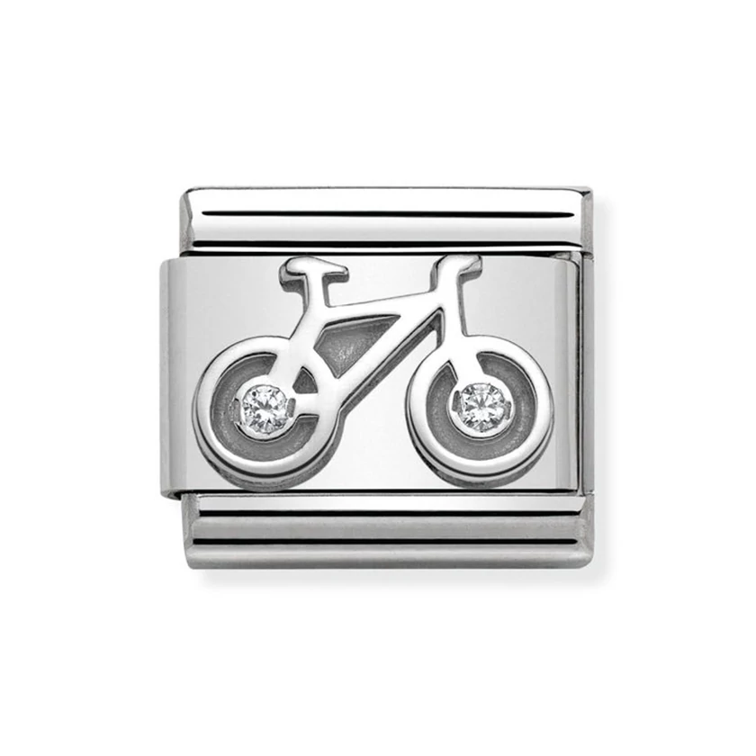 Nomination ezüst bicikli charm - 330311/04
