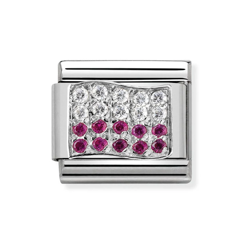 Nomination lengyel zászló charm - 330318/17