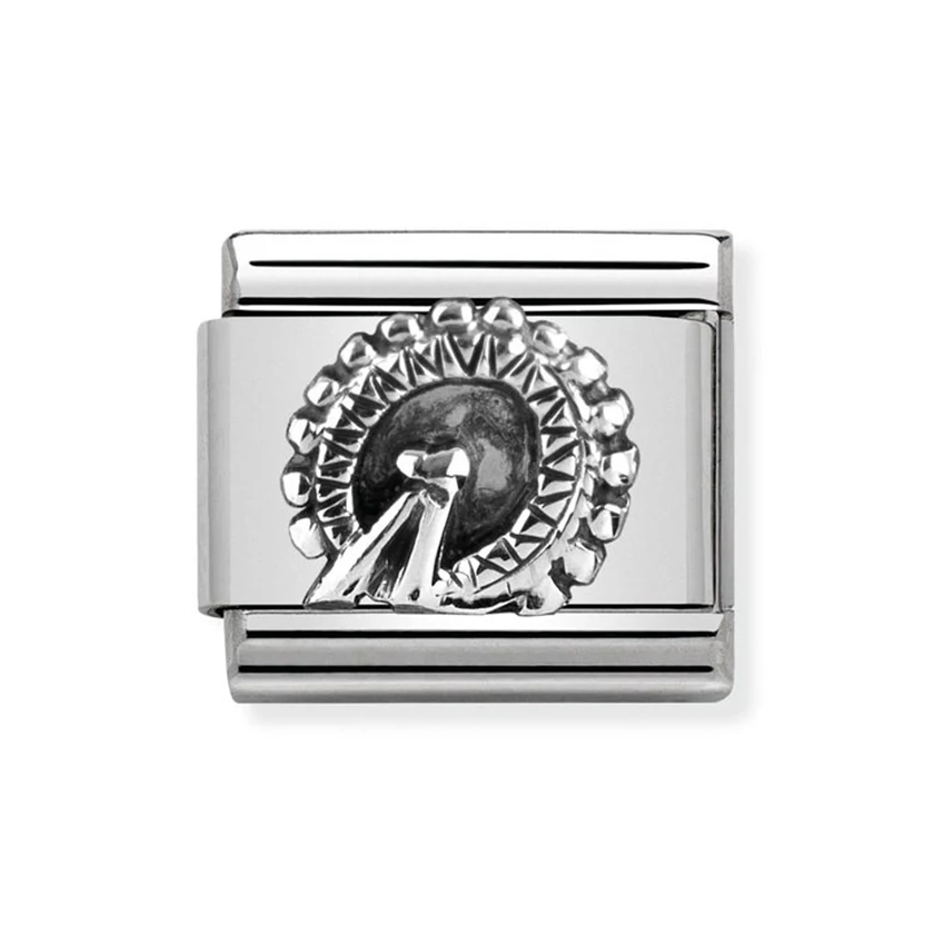 Nomination ezüst London Eye charm - 330105/04