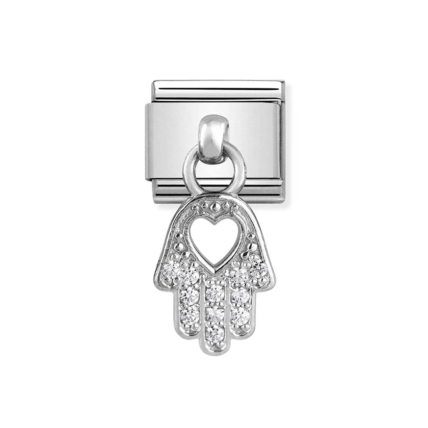 Nomination ezüst Fatima keze charm - 331800/20