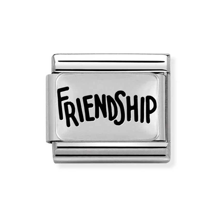 Nomination ezüst 'Friendship' charm - 330102/40