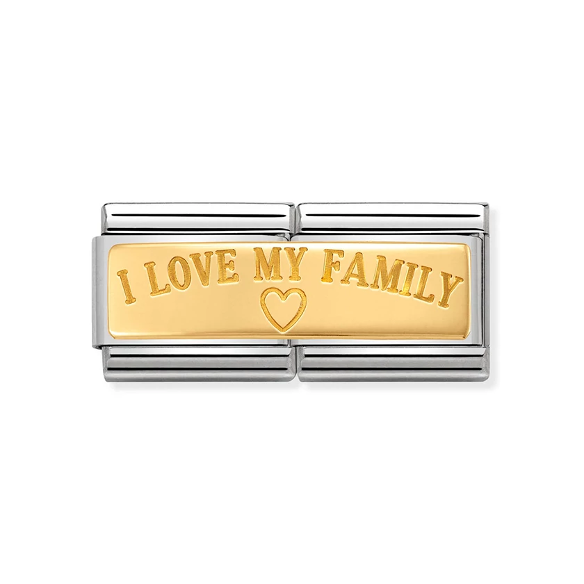 Nomination arany 'I love my Family' dupla charm - 030710/03