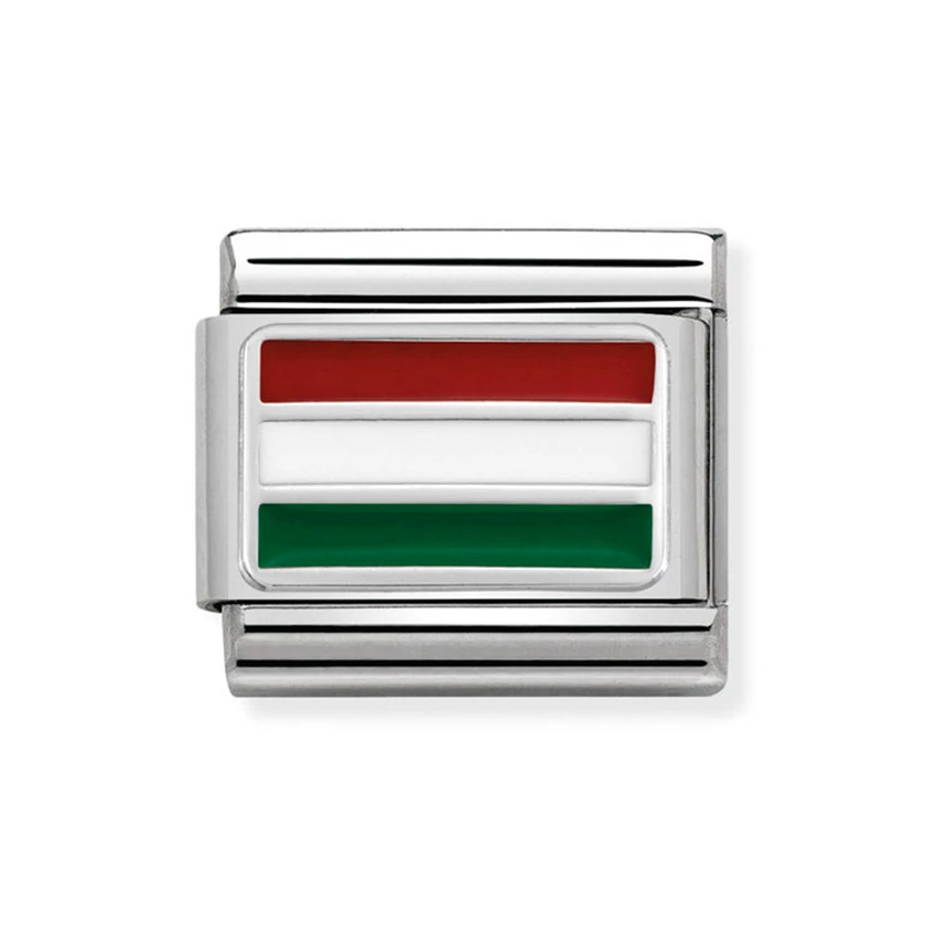 Nomination magyar zászló charm - 330207/26