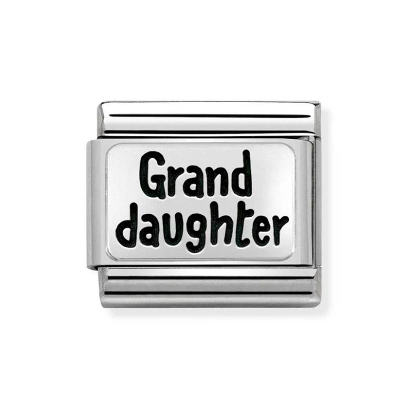 Nomination ezüst 'Granddaughter' charm - 330102/43