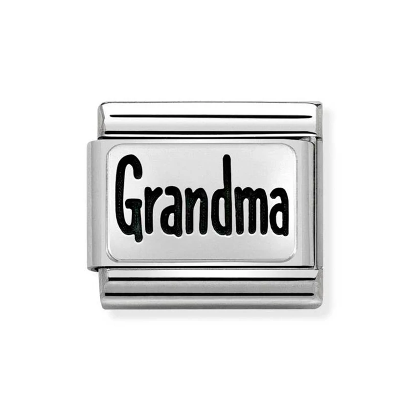 Nomination ezüst 'Grandma' charm - 330102/44