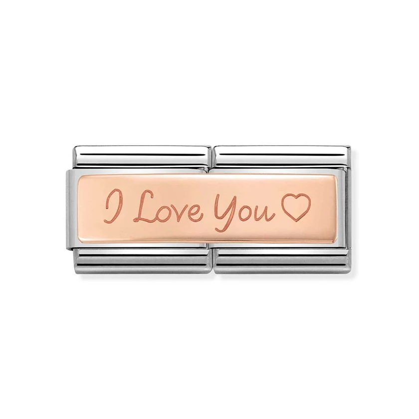 Nomination rozé arany 'I love you' dupla charm - 430710/04