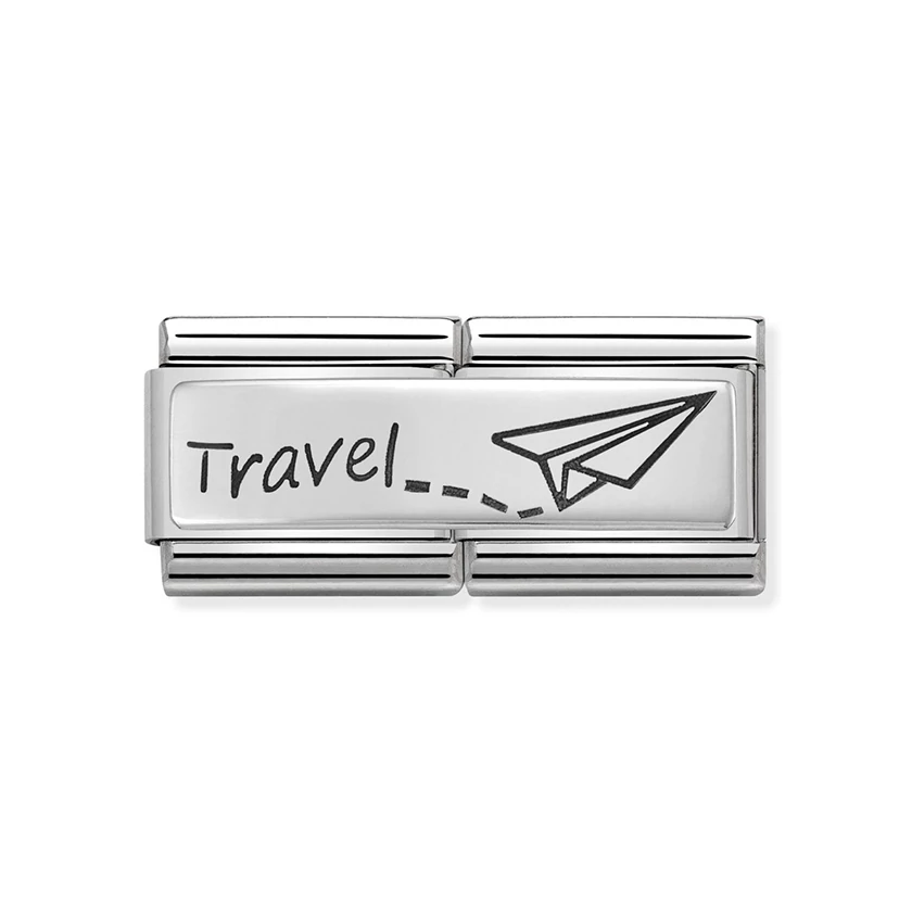 Nomination ezüst "Travel" dupla charm - 330710/09