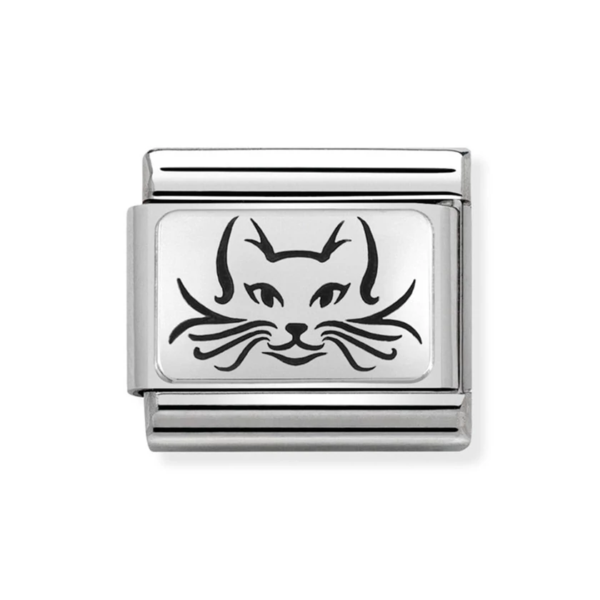 Nomination ezüst cica charm - 330109/05