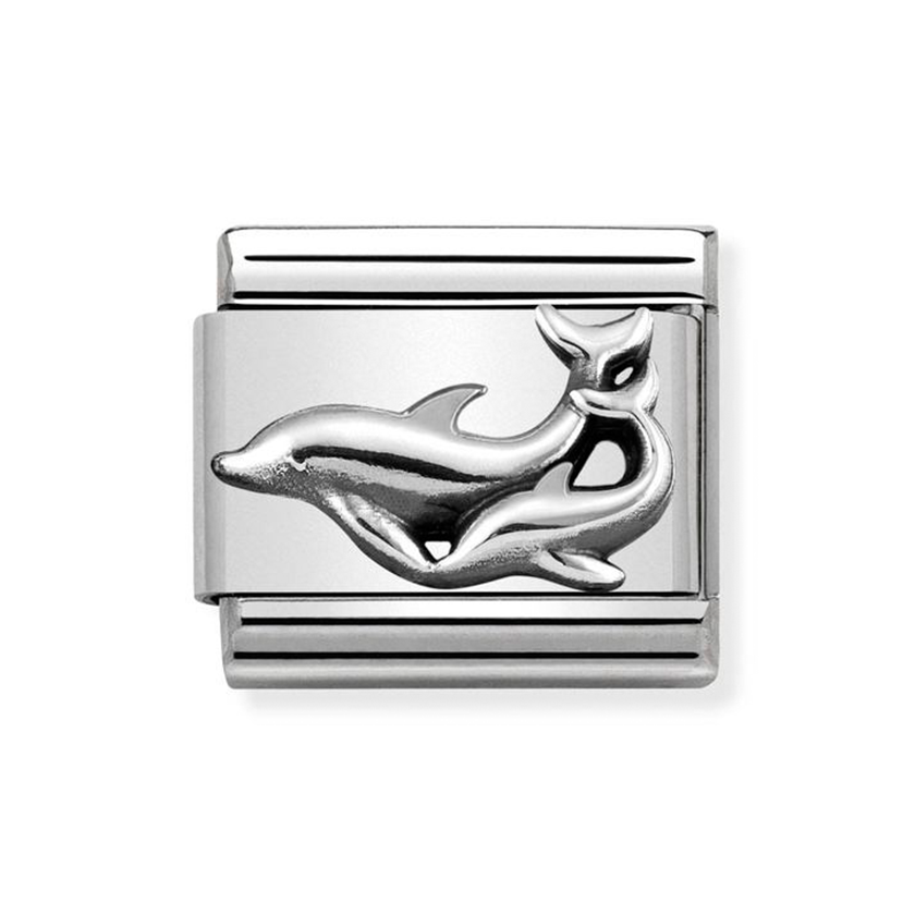 Nomination ezüst delfin charm - 330101/29