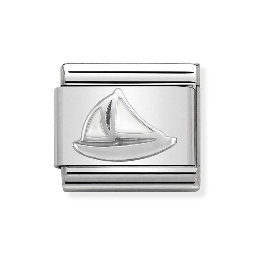 Nomination ezüst vitorlás charm - 330202/47