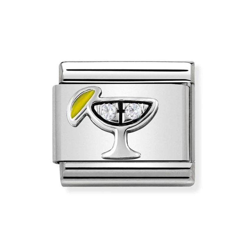 Nomination ezüst koktél charm - 330304/30