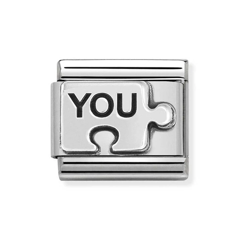 Nomination ezüst puzzle charm - 330101/40