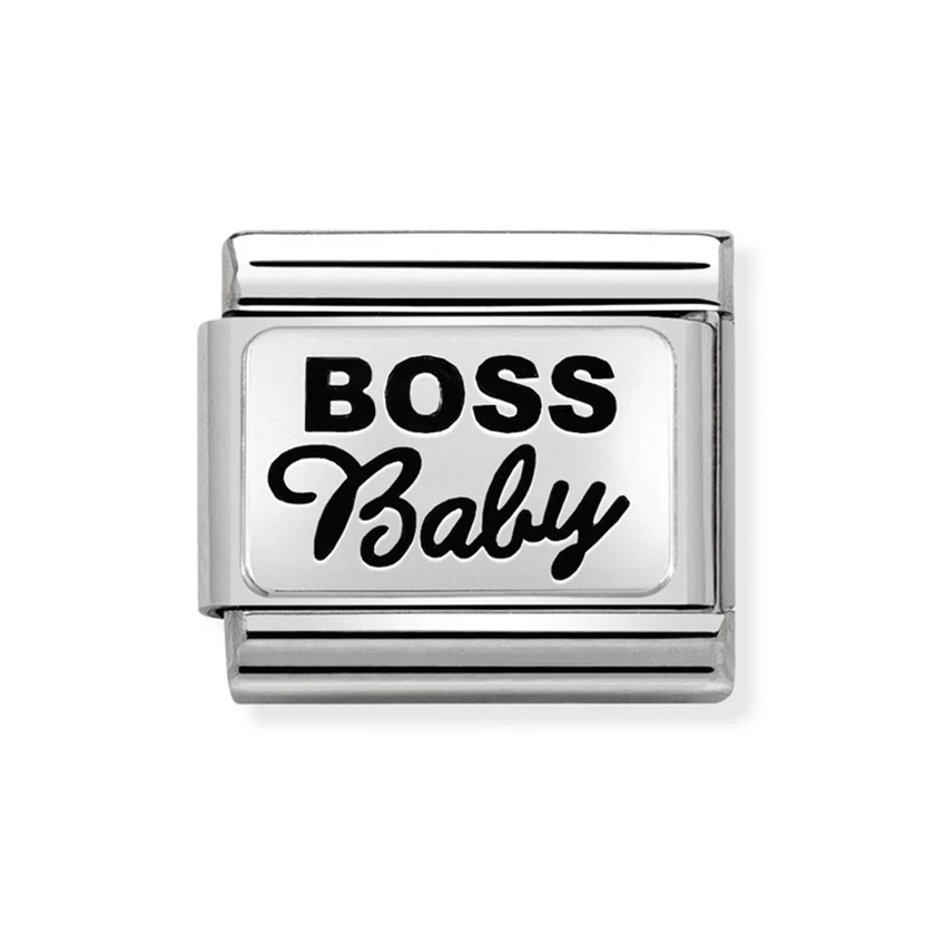 Nomination ezüst 'Boss baby' charm - 330109/36