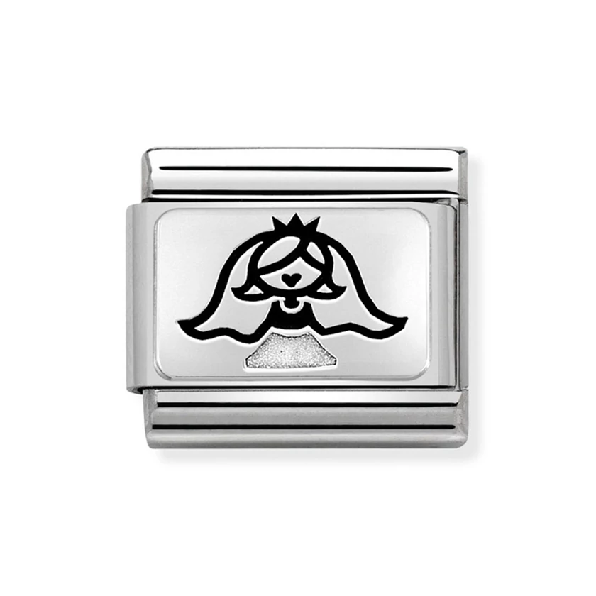 Nomination ezüst menyasszony charm - 330208/41