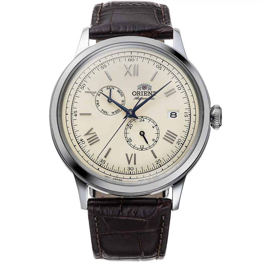 Orient férfi óra - RA-AK0702Y10B -  Bambino Day-Date
