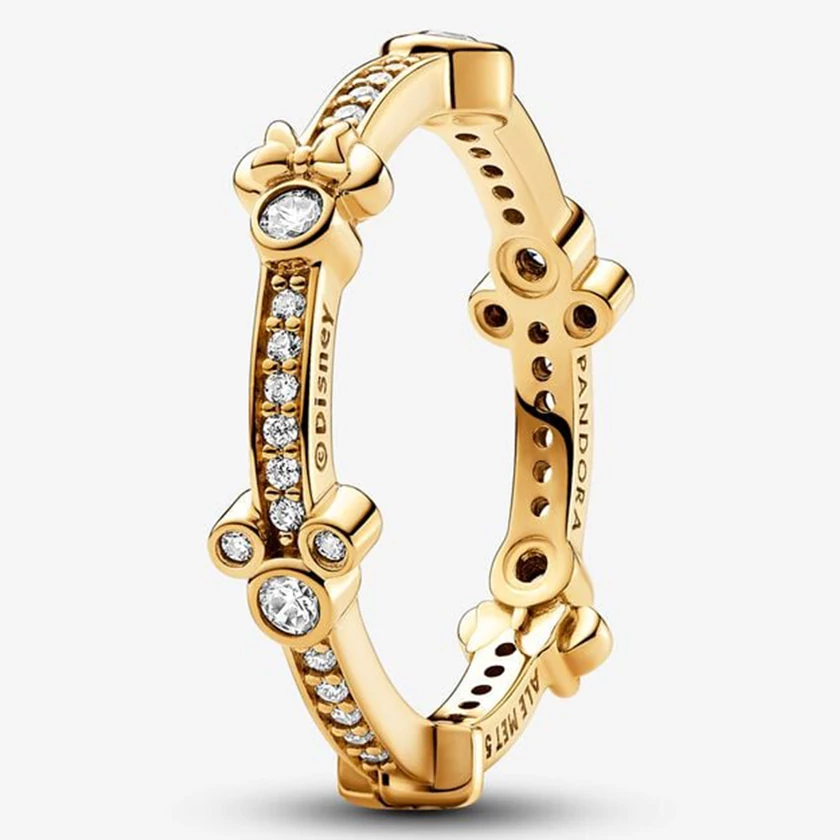 Pandora Disney Mickey & Minnie csillogó örökkévalóság gyűrű - 162957C01-50