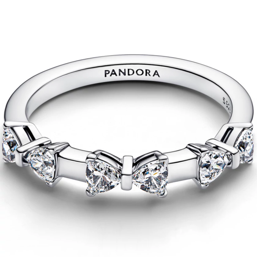 Pandora szikrázó masnik gyűrű -  194233C01-48 Pandora szikrázó masnik gyűrű -  194233C01-48