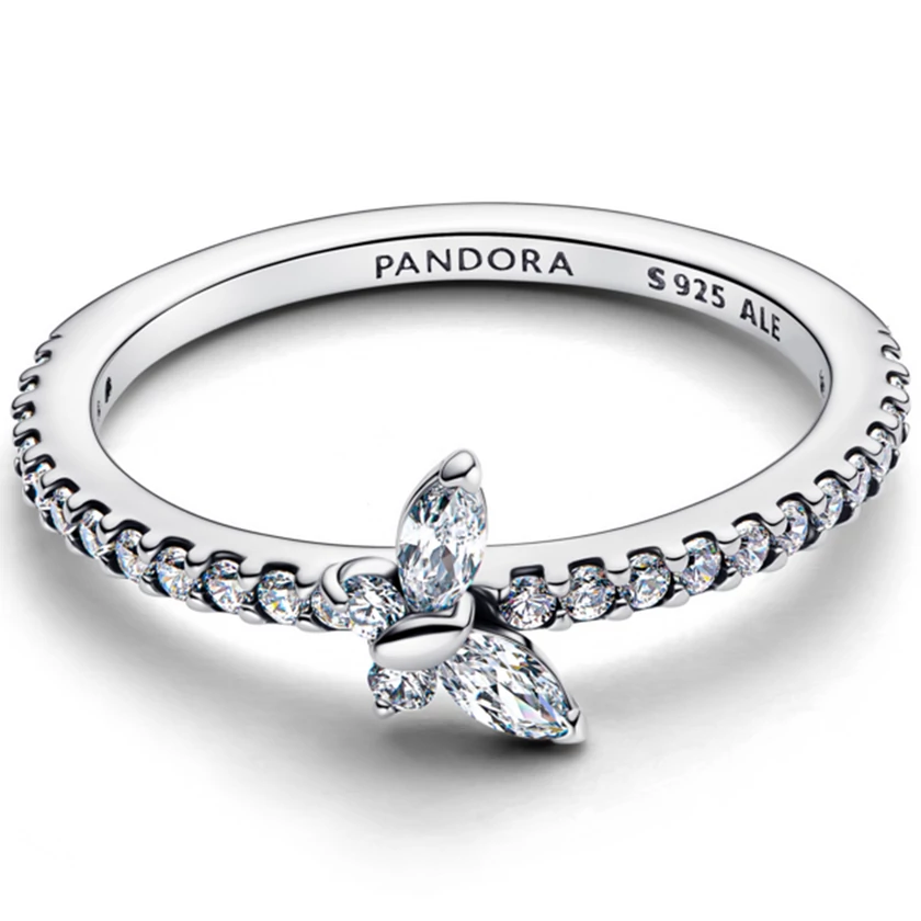 Pandora szikrázó pillangó gyűrű - 194269C03-48 Pandora szikrázó pillangó gyűrű - 194269C03-48
