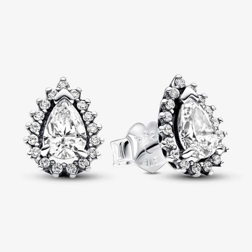 Pandora ezüst kiemelt köves fülbevaló - 292834C01
