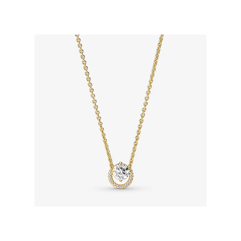 Pandora sárga arany csillogó kerek nyaklánc - 361174C01-45