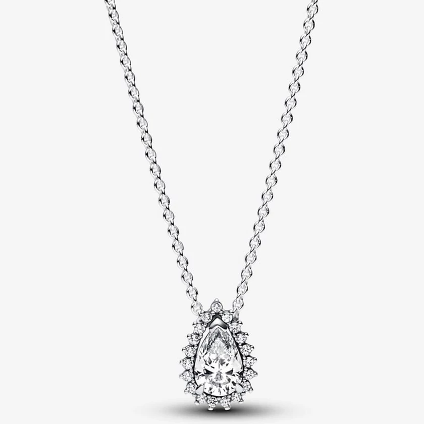 Pandora ezüst kiemelt köves nyaklánc - 392832C01-45