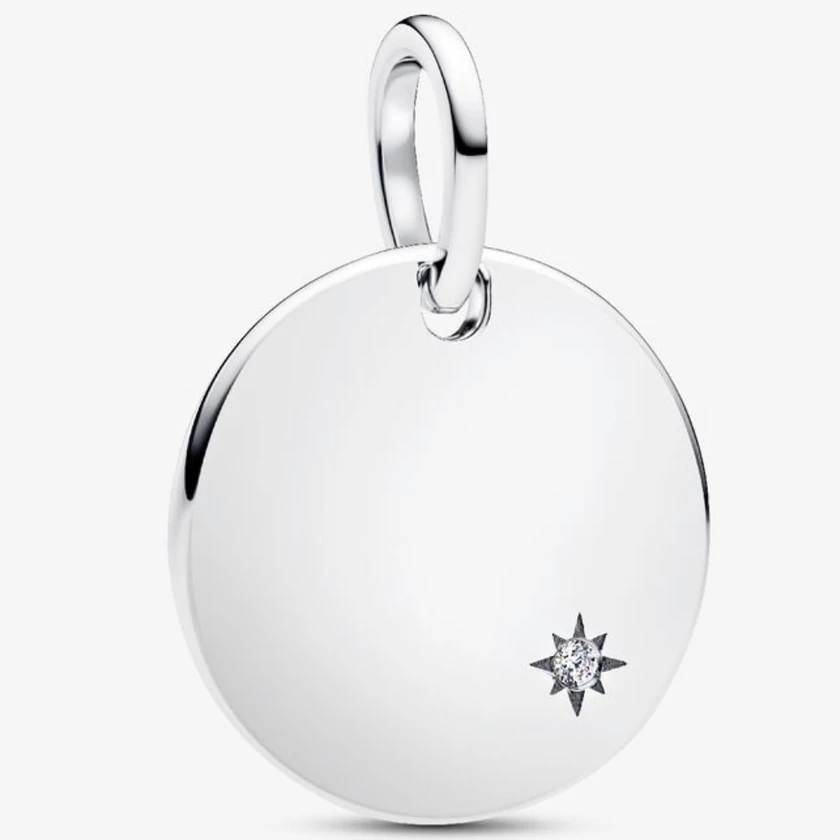 Pandora laboratóriumi gyémántos 0.012 ct TWl gravírozható medál - 394012C01