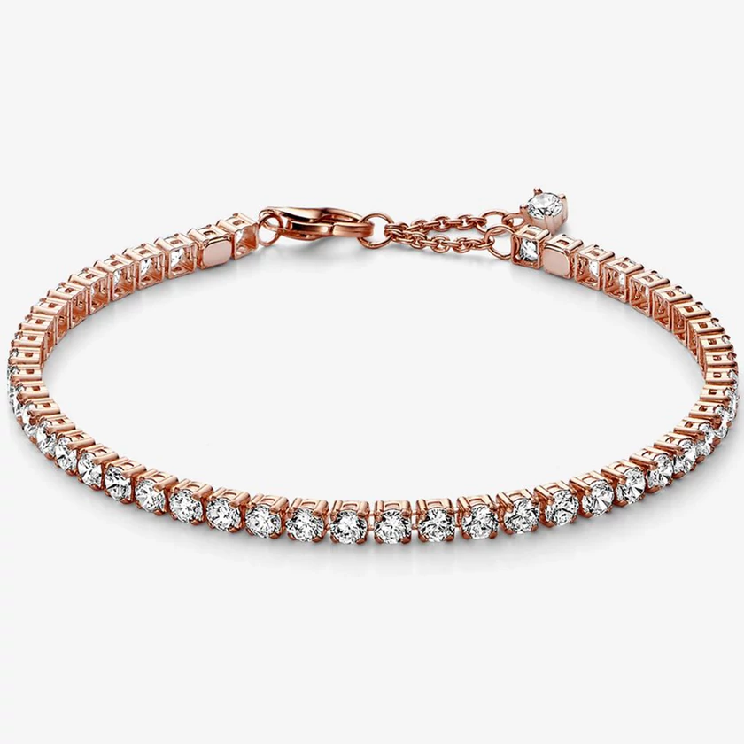Pandora rozé szikrázó teniszkarkötő - 581469C01-16