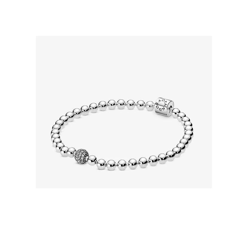 Pandora gyöngy és pavé karkötő - 598342CZ-17