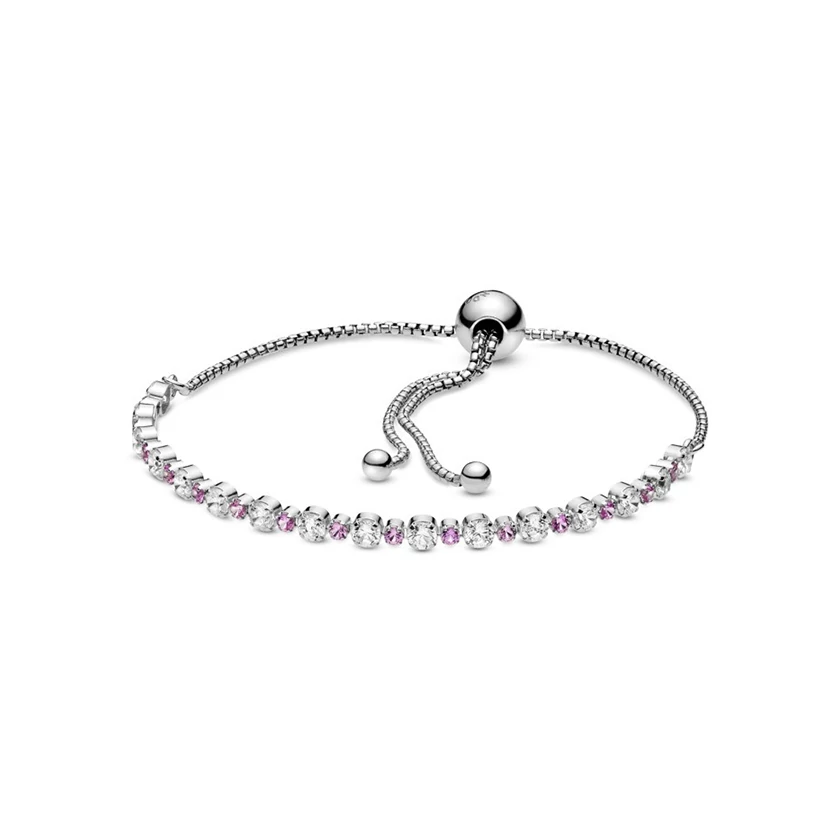 Pandora pink szikrázó sliding karlánc - 598517C02-1