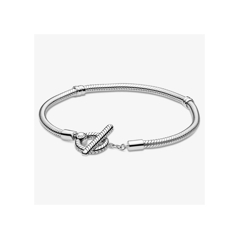 Pandora "T" kapcsos kígyólánc karkötő - 599082C00-16