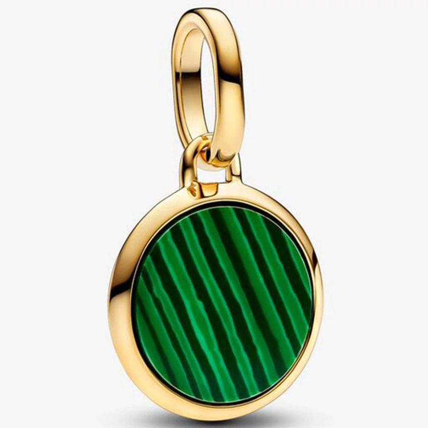 Pandora zöld gravírozható mini medál - 763389C01