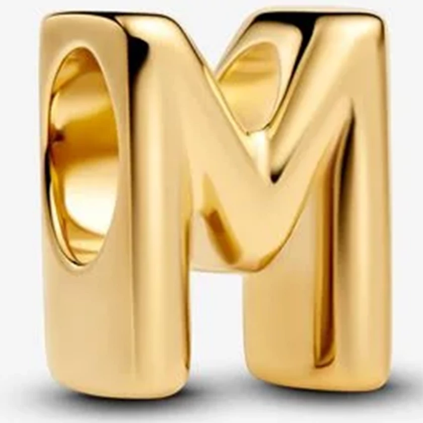 Pandora arany "M" betű charm - 763959C00