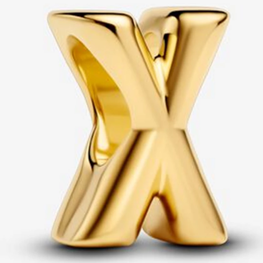 Pandora arany "X" betű charm - 763970C00