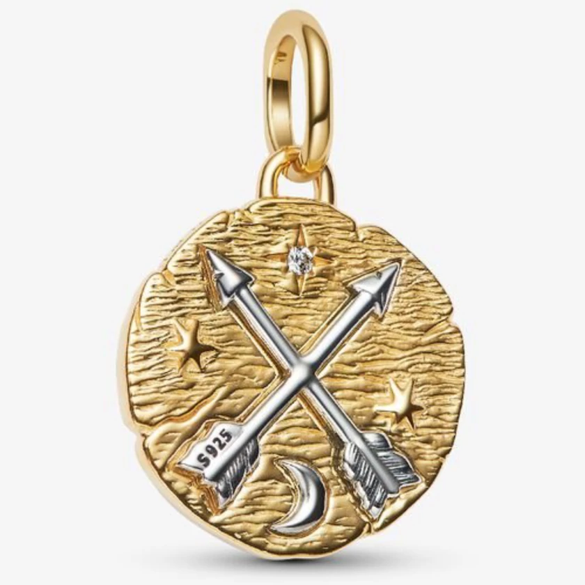 Pandora arany egymást keresztező nyilak medál charm - 764081C01