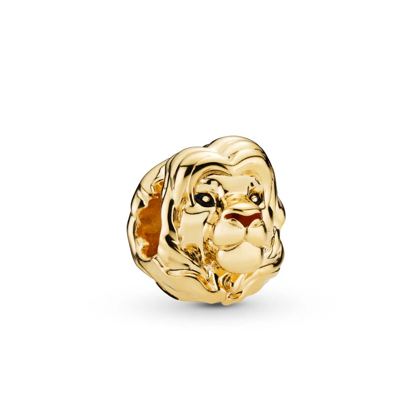 Pandora Oroszlánkirály - Simba arany charm - 768049ENMX