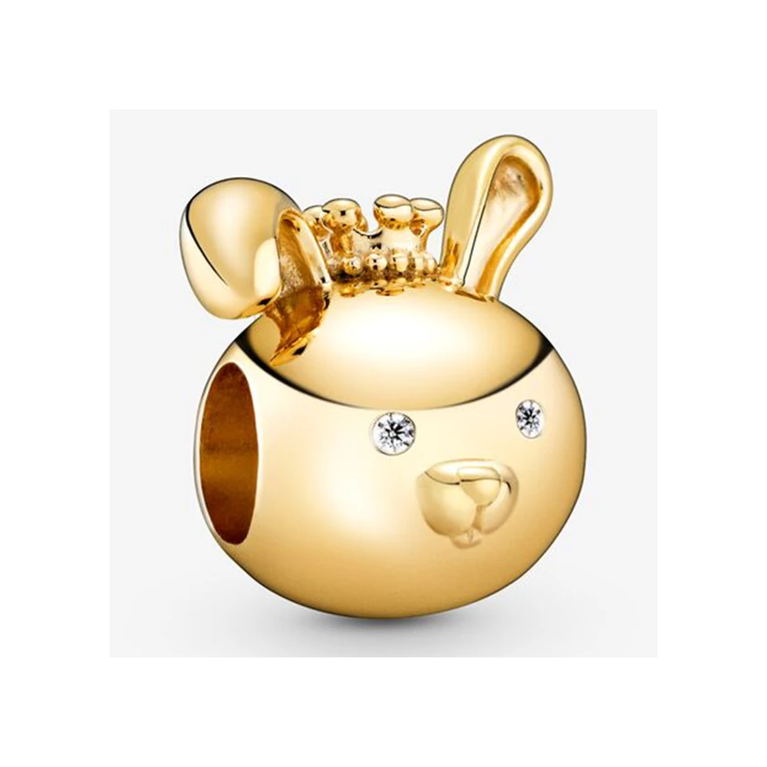 Pandora ragyogó nyuszi charm - 768585C01