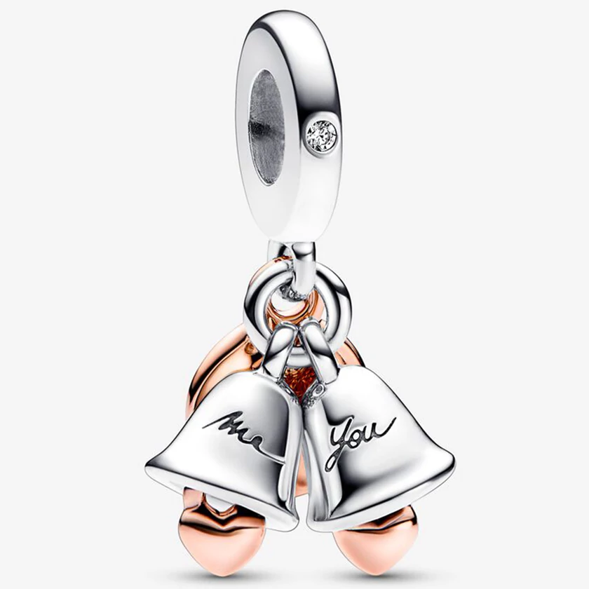 Pandora bicolor esküvői harang függő - 782592C01