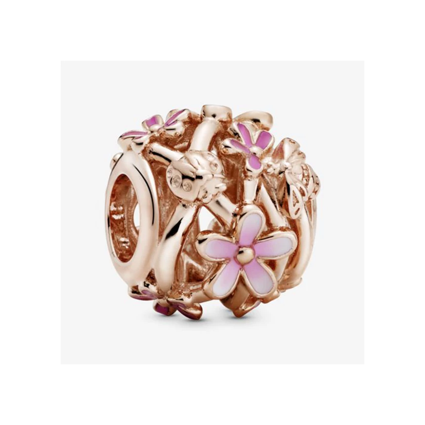 Pandora áttört rózsaszín százszorszép charm - 788772C01