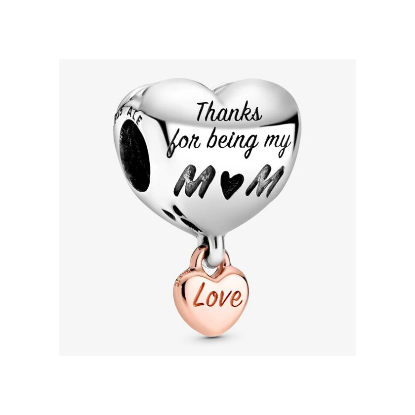 Pandora "Love You Mum" szív charm - 788830C00