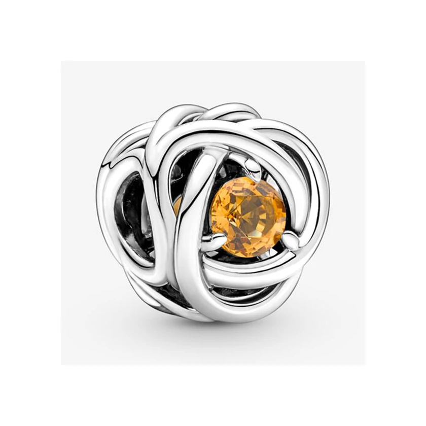 Pandora mézszínű örökkévalóság kör november charm - 790065C04