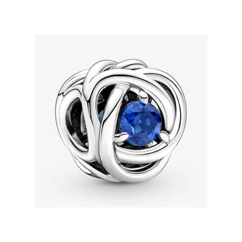 Pandora kék örökkévalóság kör szeptember charm - 790065C07