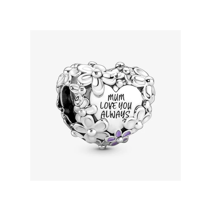 Pandora anya és százszorszép szív charm - 791155C01