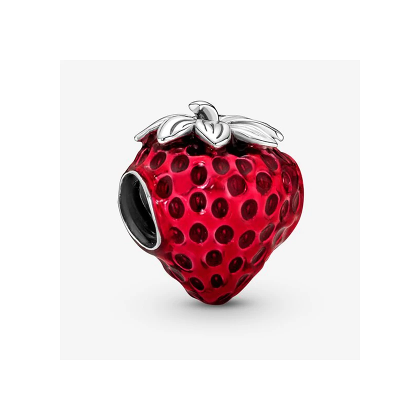 Pandora piros eper charm - 791681C01